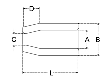 flemish sleeve stainless 316 drawing